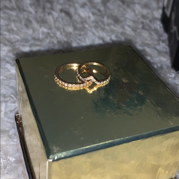 Rose Gold Set Rings - Picture 2 of 2